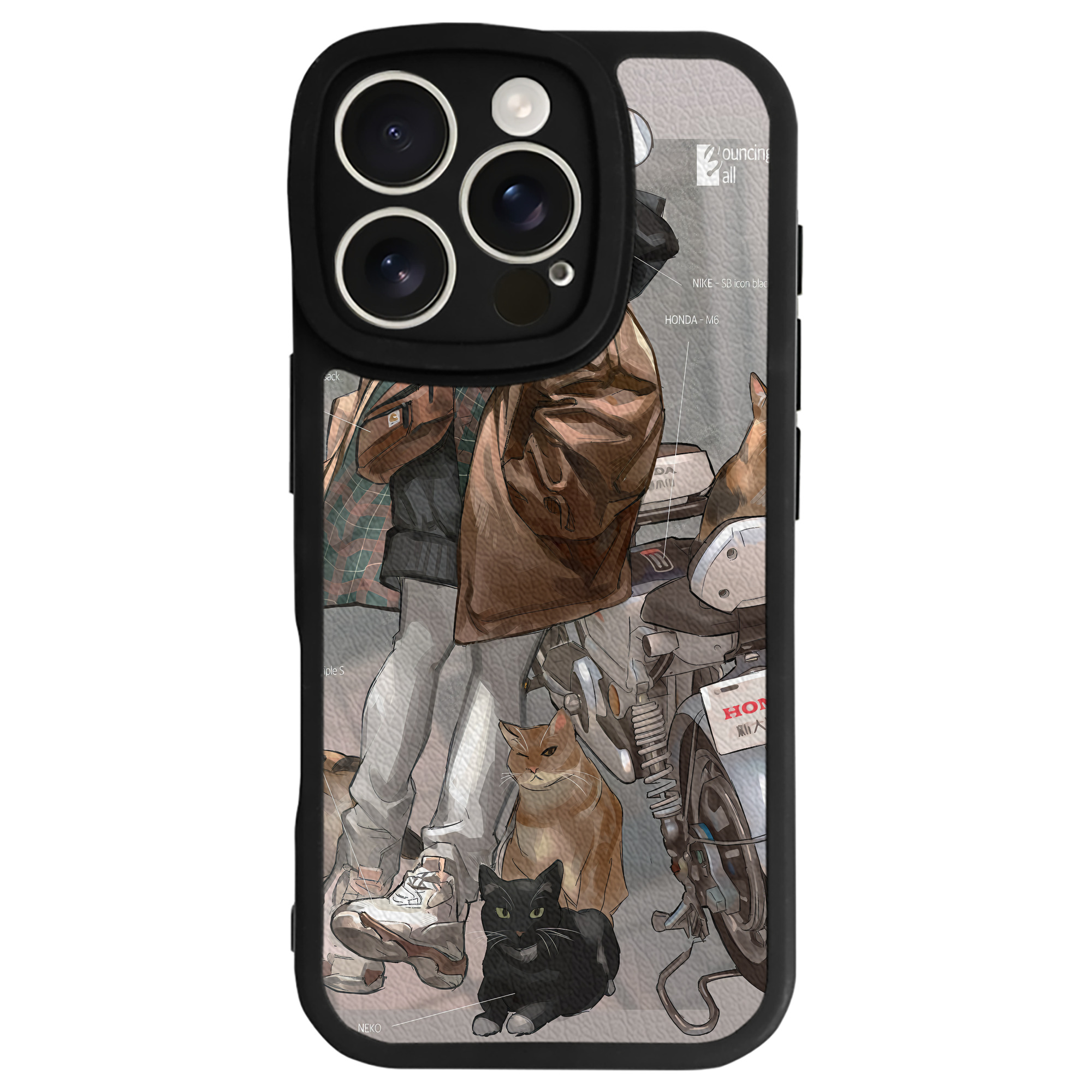 （画像用） ハイキュー!! Haikyu!! 【iPhone 16シリーズ対応】シリコンスマホケース（レザー調） 材質：シリコン